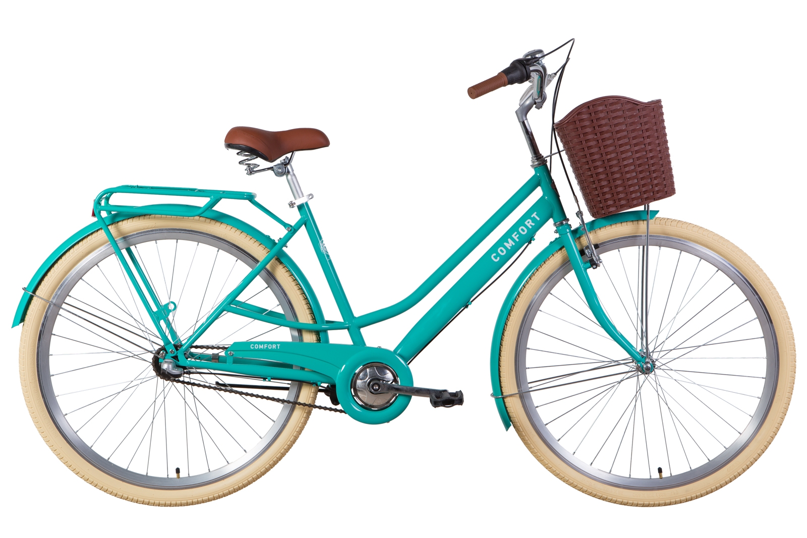 

Велосипед 28" Dorozhnik COMFORT FEMALE планет. бирюзовый 2021