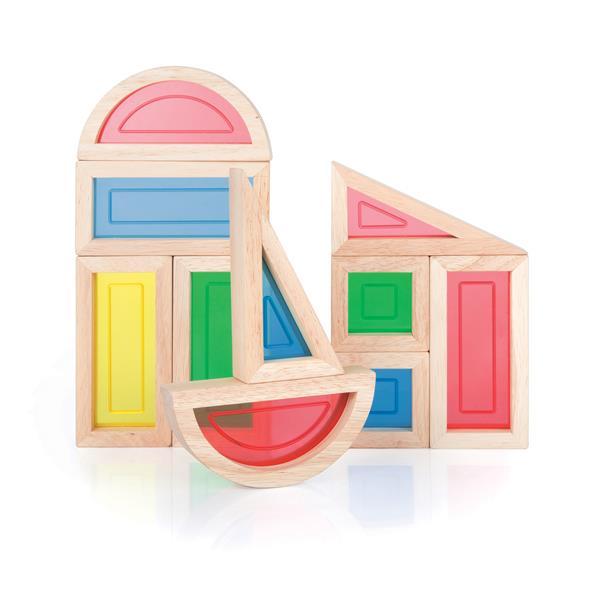 

Игровой набор блоков Guidecraft Block Play Большая радуга, 14 см, 10 шт. (G3015)