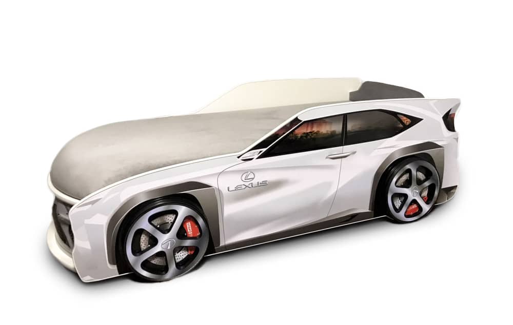 

Кровать машина Mebelkon Лексус М1 170х80 Серый