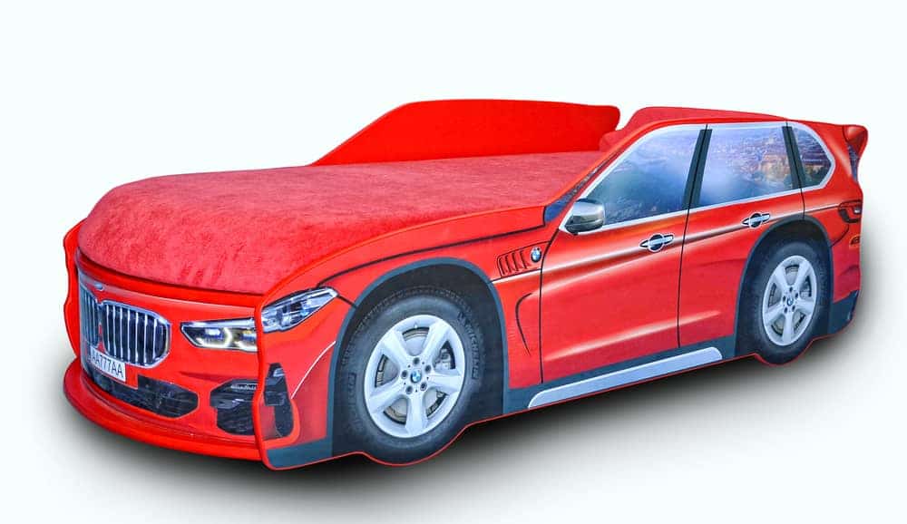 

Кровать машина Mebelkon БМВ Х5 М1 170х80 красный