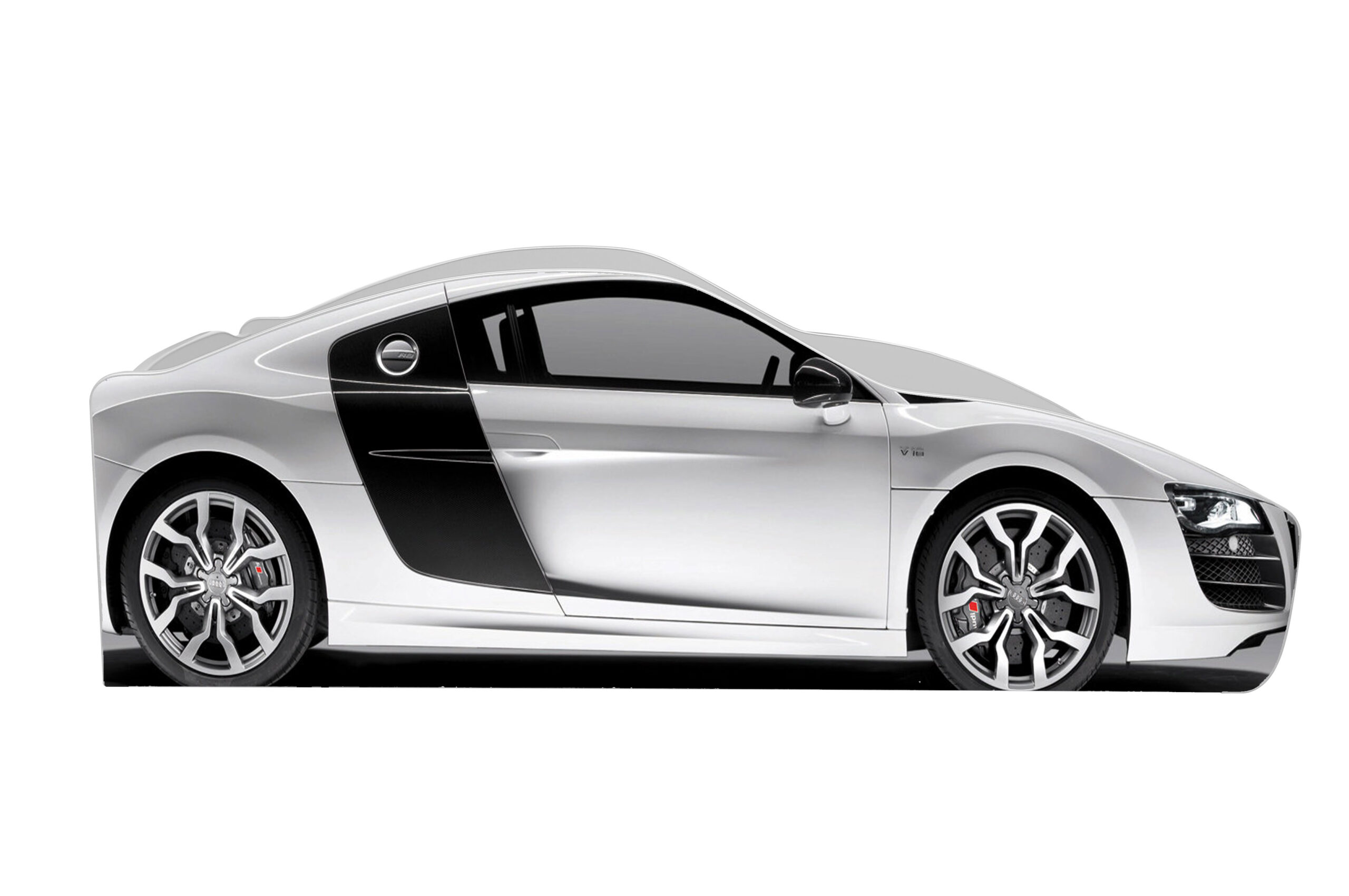 

Кровать машина Viorina Deko серии Бренд Ауди с подъемным механизмом 140х70 Белый