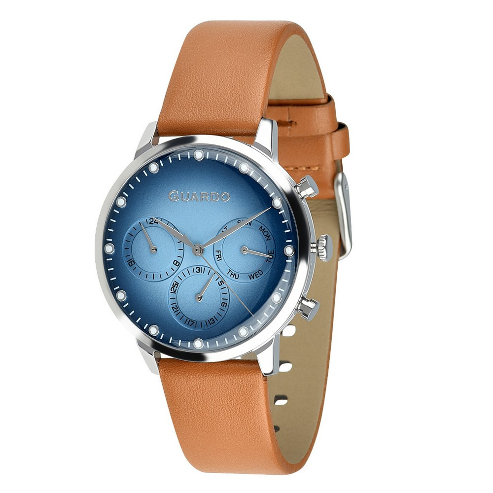 

Часы наручные Guardo 012430-1 Brown-Silver-Blue