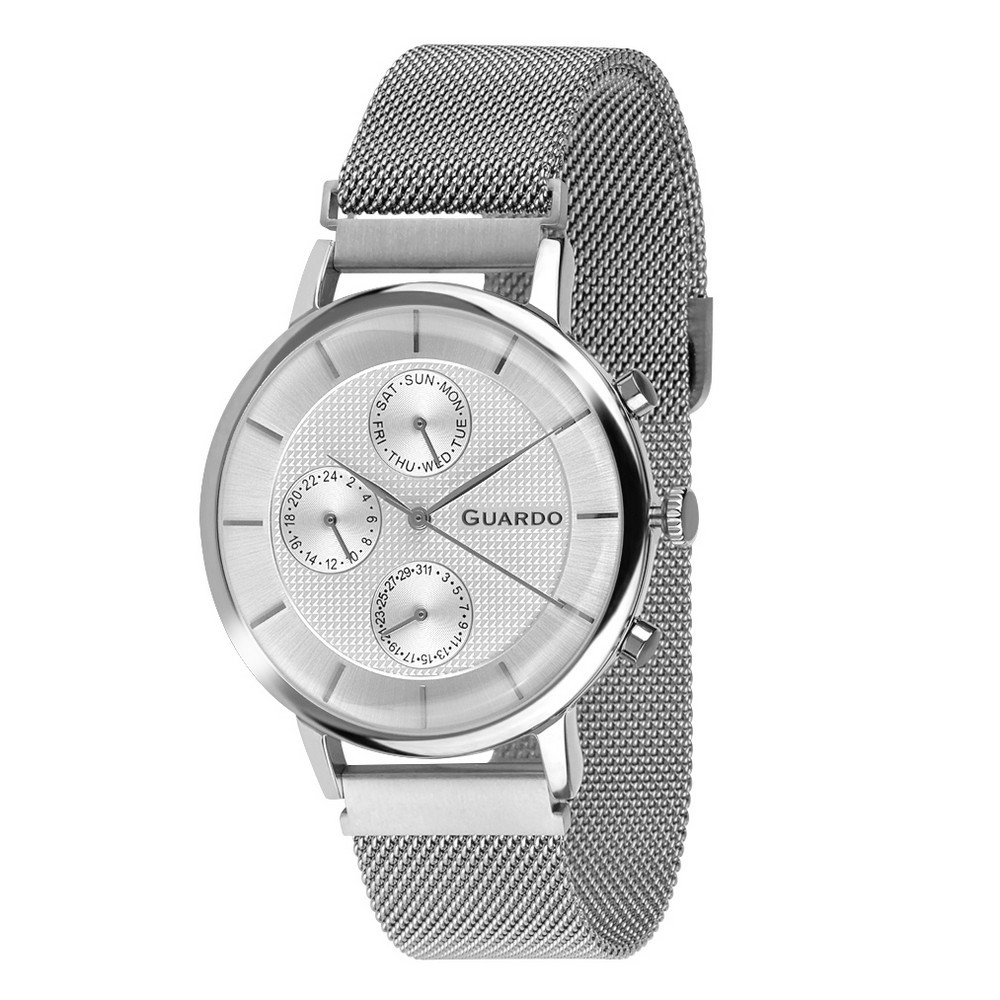 

Часы наручные Guardo 012015-2 Silver-White