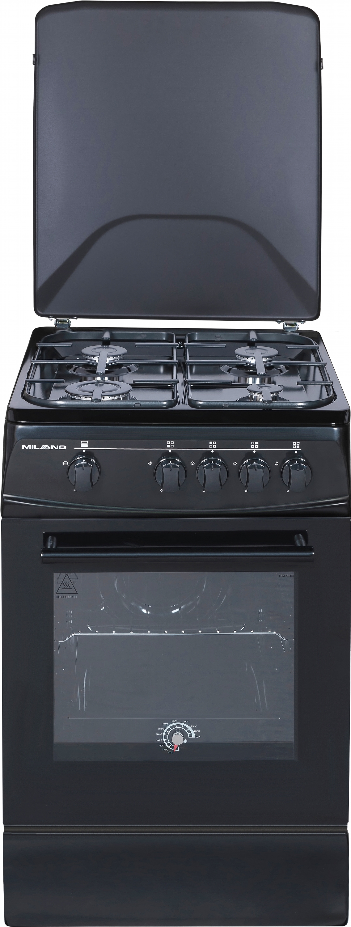 

Газовая плита MILANO ML50 G1-01 Black