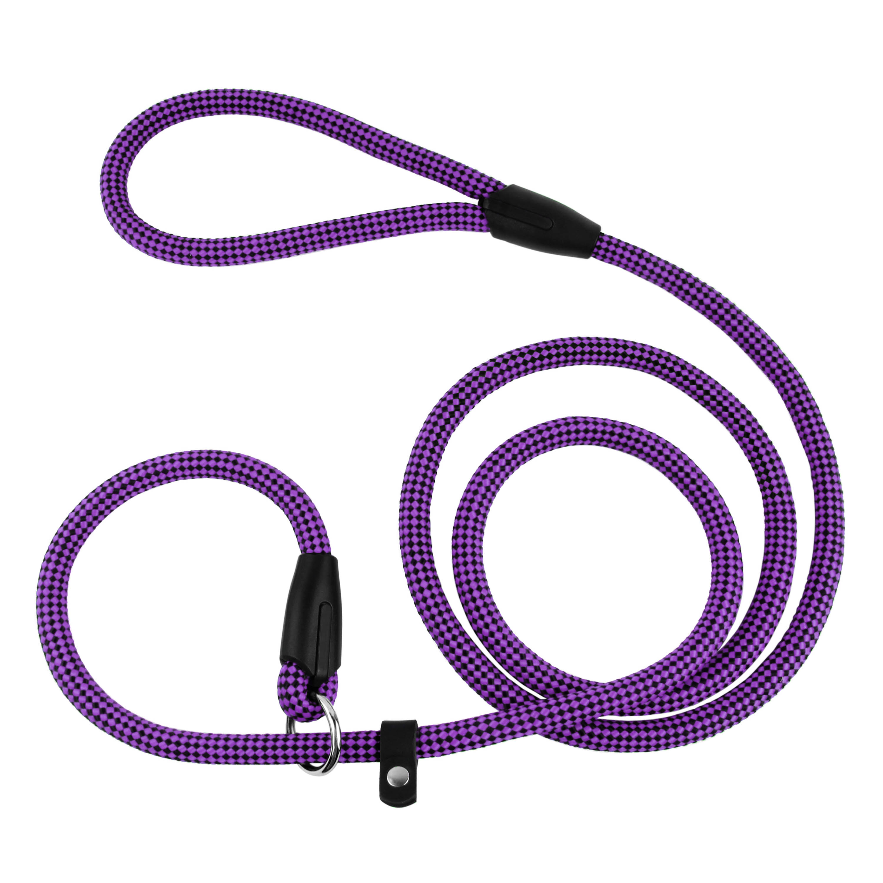 

Поводок Удавка для Собак Bronzedog Active из Альпинистского Шнура Фиолетовый 12 мм 183 см (45369)
