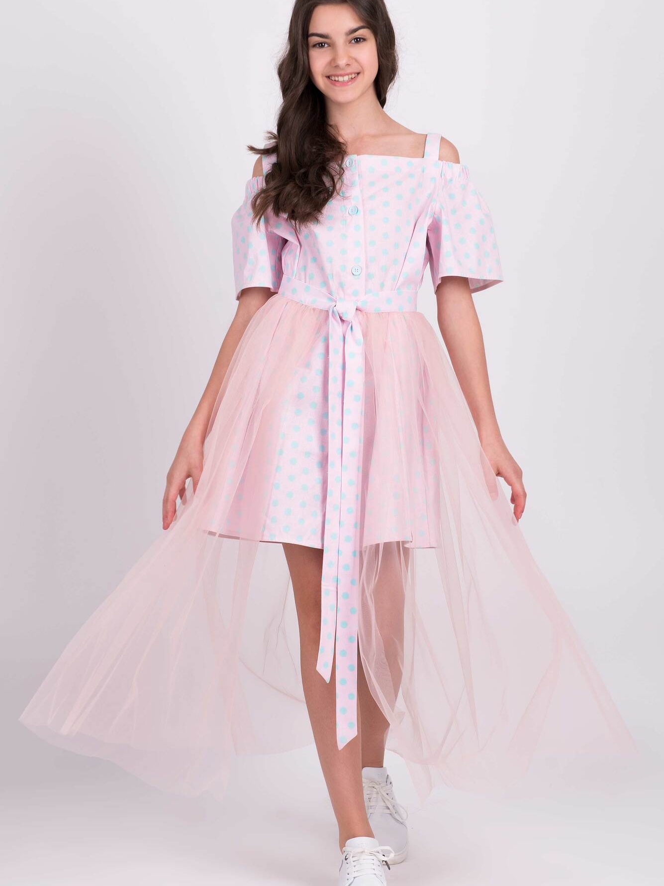 

Платье ANDRE TAN Kids K40023P 146-152 см Розовое