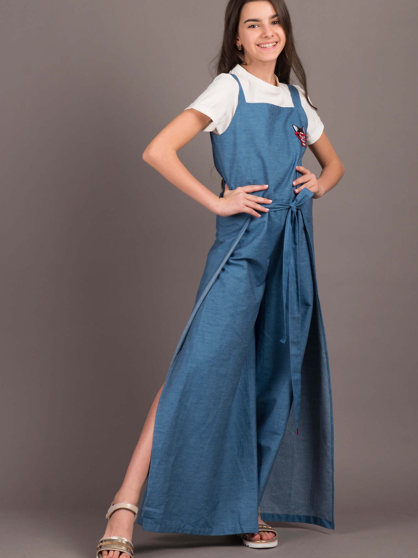 

Комбинезон джинсовый ANDRE TAN Kids K40024P 122-128 см Джинс