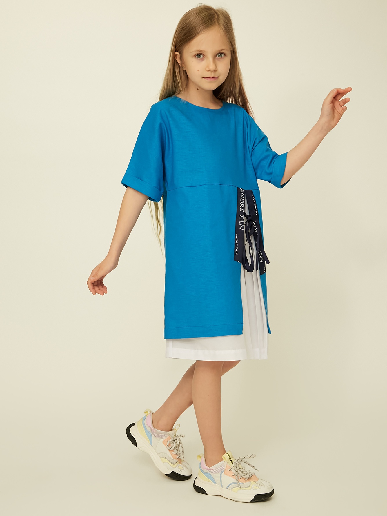 

Платье ANDRE TAN Kids K60038 122-128 см Голубое