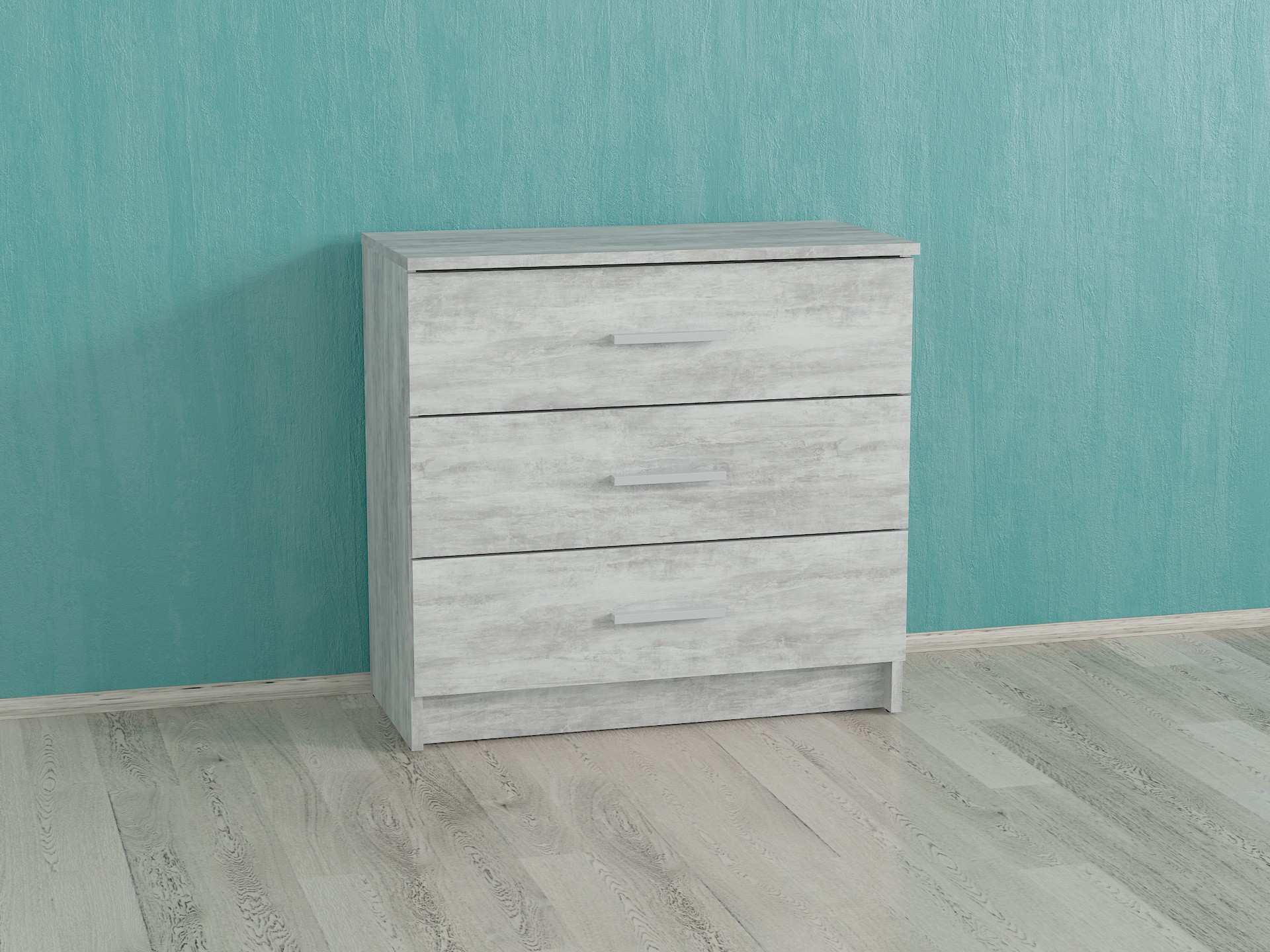 

Комод на 3 ящика Forte Milton 710x680x350 Бетон