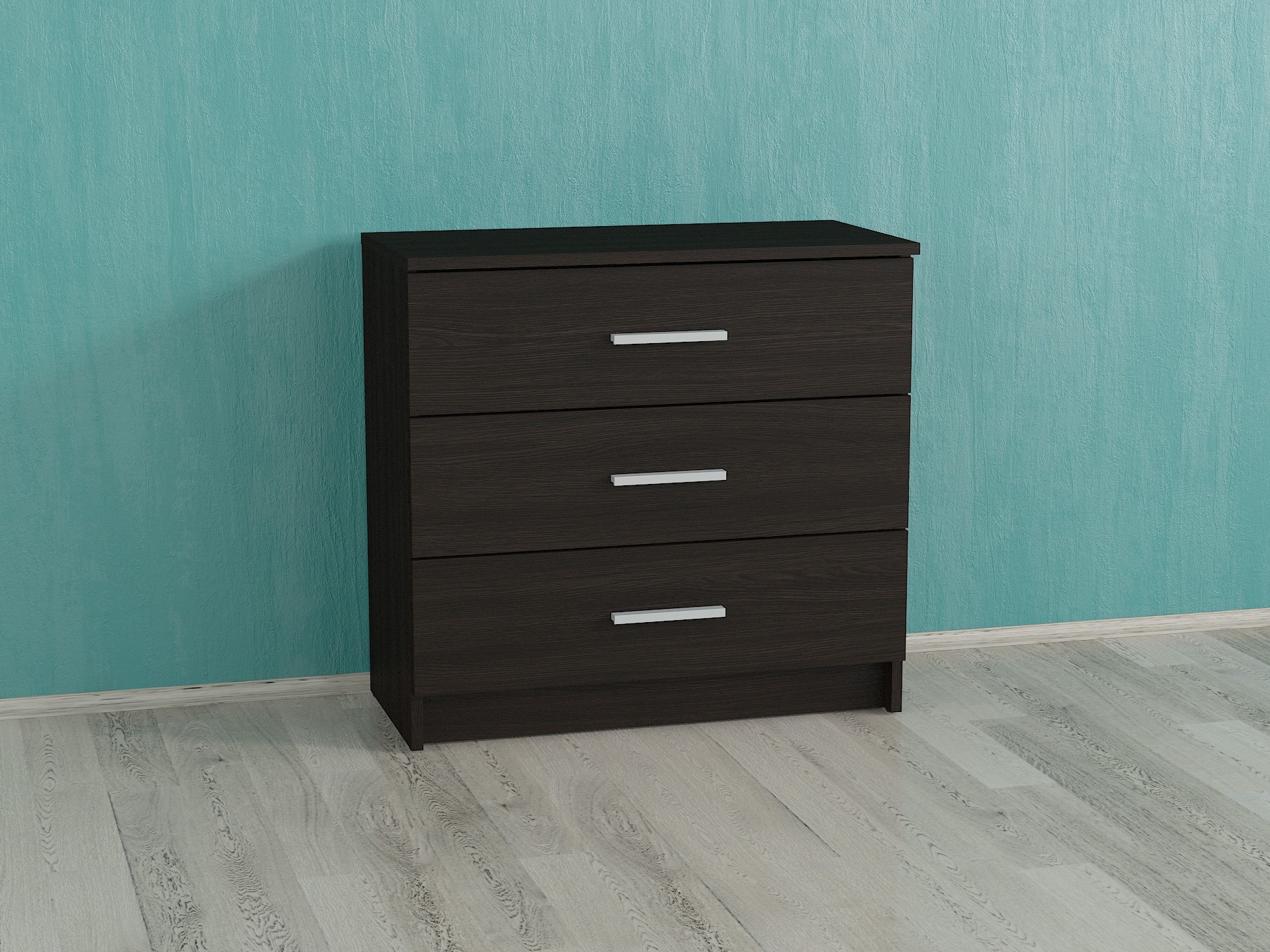 

Комод на 3 ящика Forte Milton 710x680x350 Венге магия