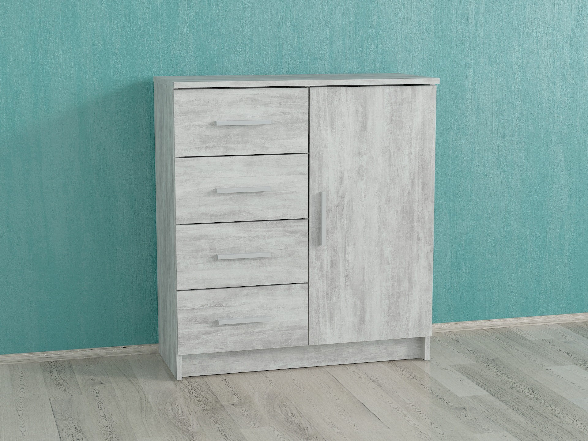 

Комод Forte Johan 790x870x350 Бетон