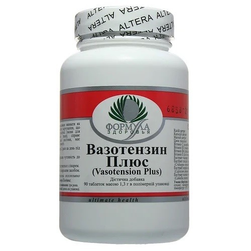 

Натуральная добавка Archon Vitamin Corporation Вазотензин Плюс 90 таблеток (4795-9)
