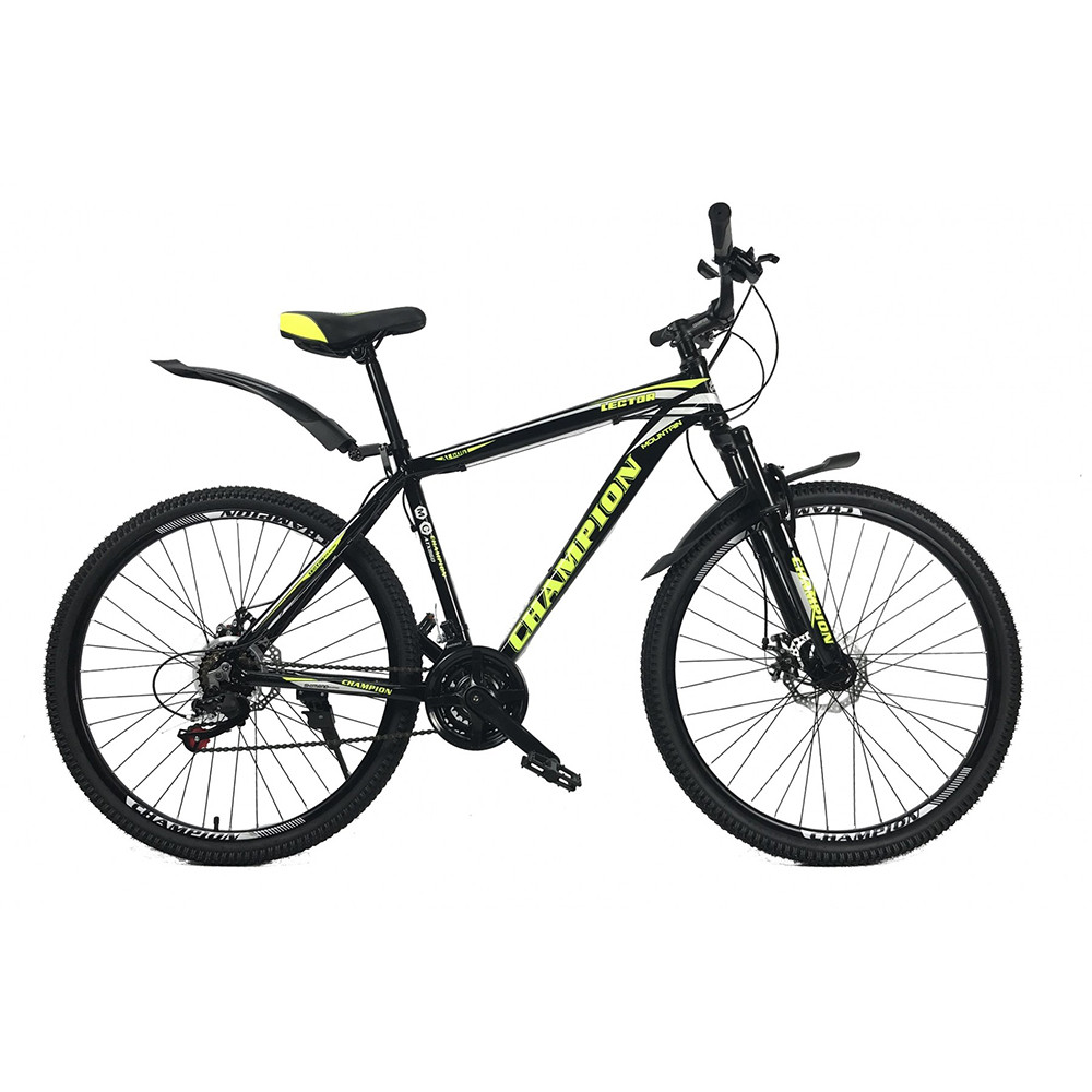 

Велосипед горный спортивный скоростной Champion Lector 27.5 " 19. 5" 2021 черный