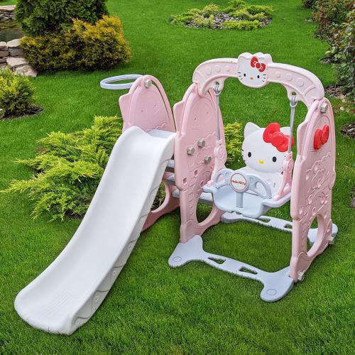 

Гірка Гойдалка Пластмасова HK5018-2A Hello Kitty
