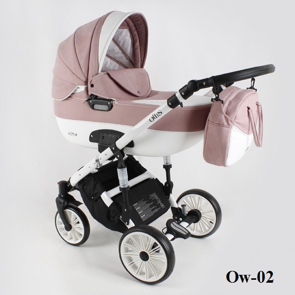 

Коляска 3в1 ADBOR OTTIS WHITE Ow-02