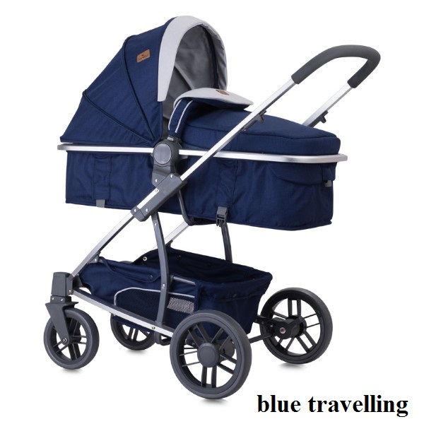 

Коляска-трансформер Lorelli S-500 SET с автокреслом (blue travelling)