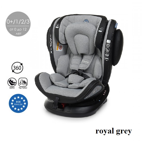 

Автокресло El Camino (0-36кг) ME 1045 EVOLUTION 360 ISOFIX (royal grey)