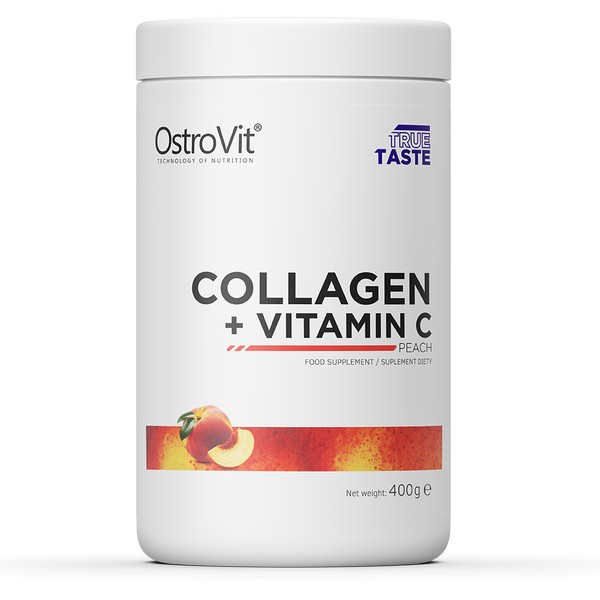 

Коллаген OstroVit Collagen + Vitamin C 400 г Персик