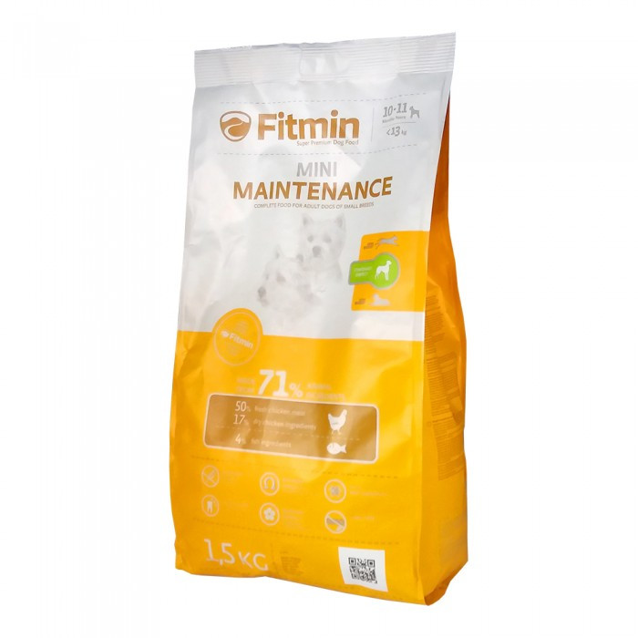 

Сухой корм для собак мелких пород Fitmin Dog Mini Maintenance 1,5 кг