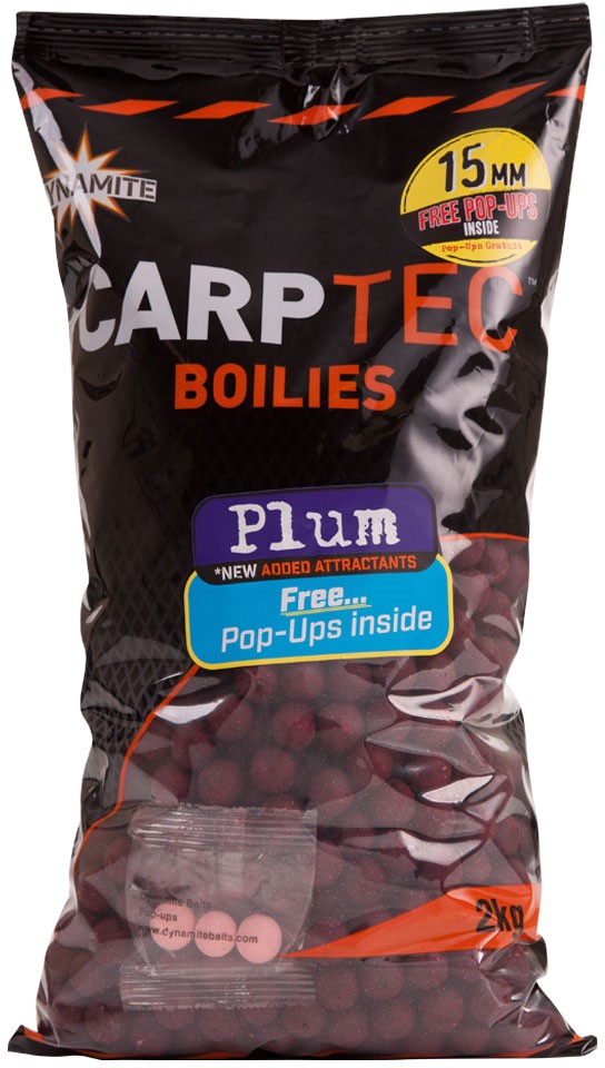 

Бойлы тонущие Dynamite Baits Carptec Plum (Слива) 15mm (DY1153)