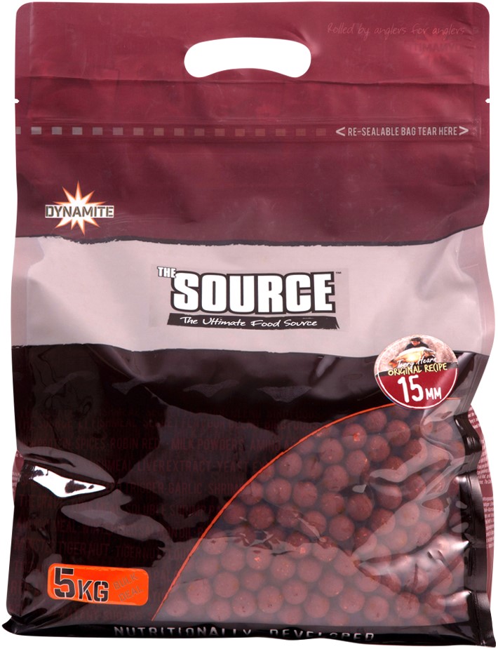 

Бойлы тонущие Dynamite Baits The Source S/L 15mm (DY078)