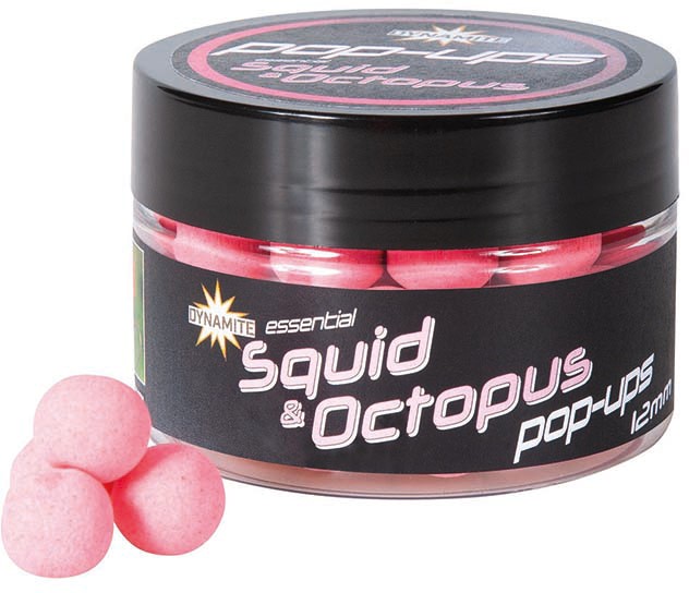 

Бойлы плавающие Dynamite Baits Fluro PopUp Squid & Octopus 12mm (DY1610)