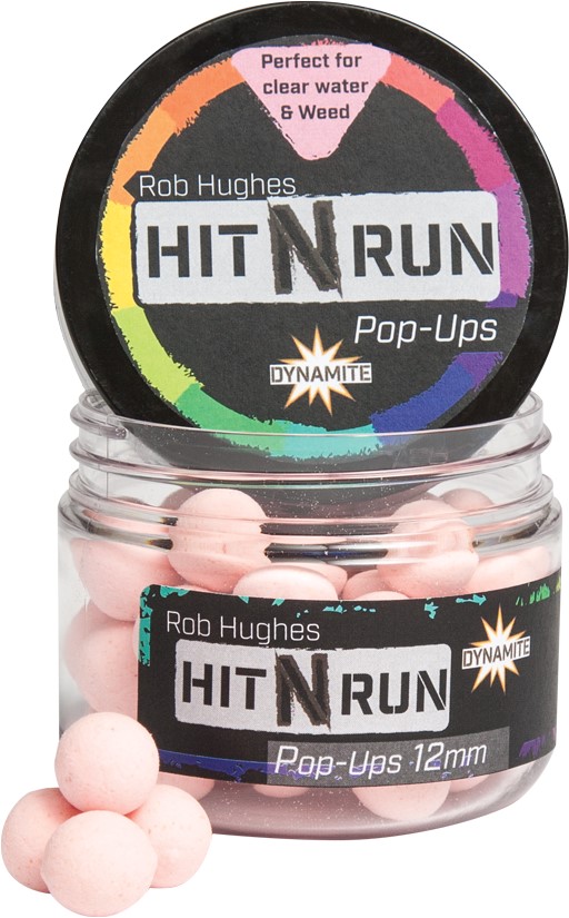 

Бойлы плавающие Dynamite Baits Hit n Run 12mm PopUP Pastel Pink (DY1273)