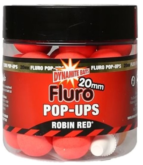

Бойлы плавающие Dynamite Baits Robin Red Fluro Pop Up 20mm (DY043)