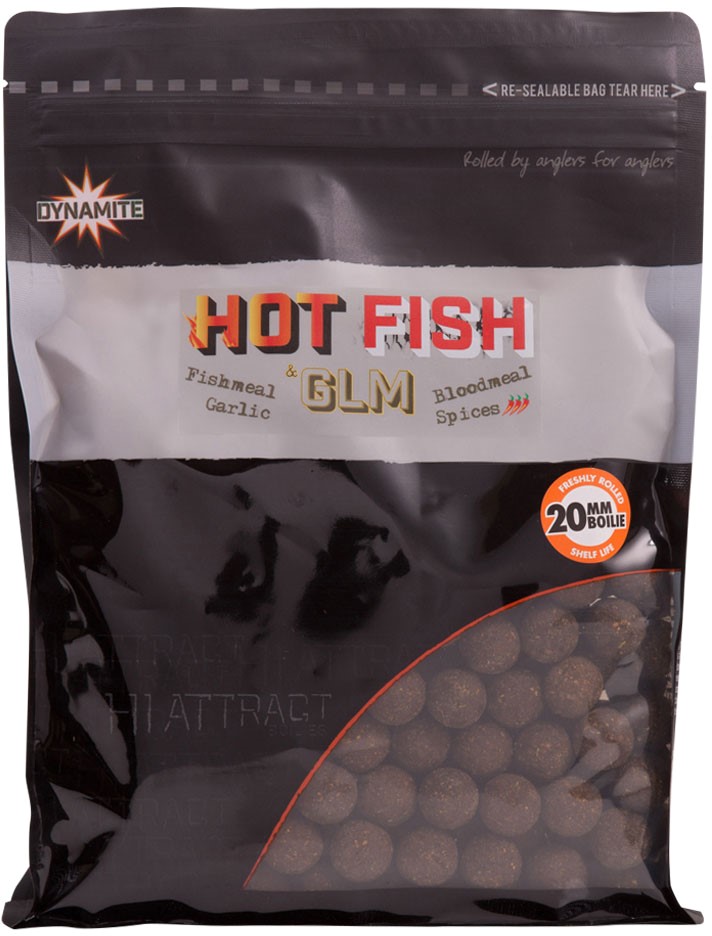 

Бойлы тонущие Dynamite Baits Big Fish Hot Fish GLM 20 мм (DY1009)