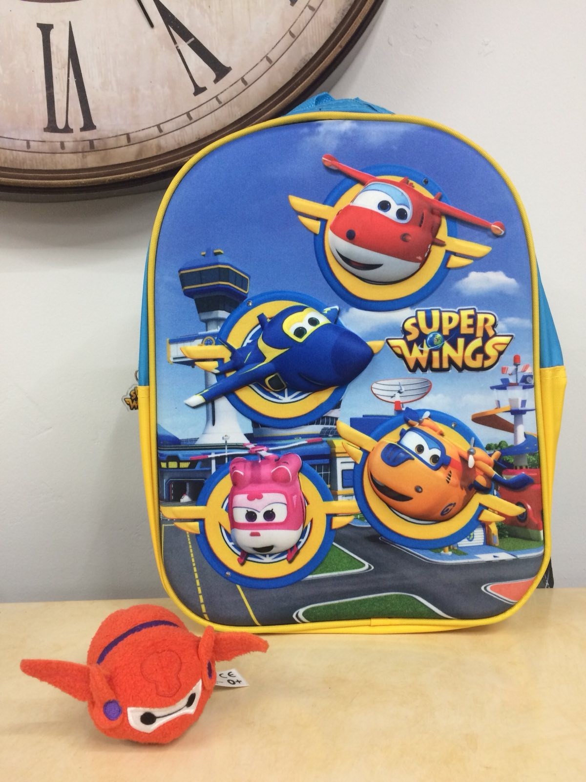 

Рюкзак Disney дошкольный Super Wings 3D со светящейся картинкой