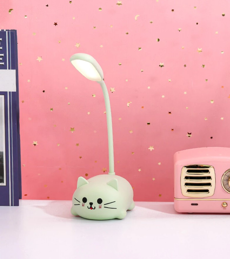 

Детская настольная Led лампа Pets 9091 зеленая с аккумулятором