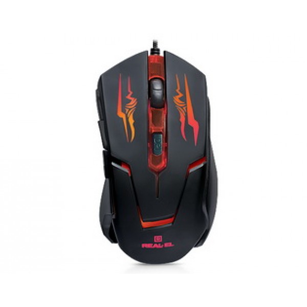 

Мышь REAL-EL RM-520 Gaming USB Black UAH
