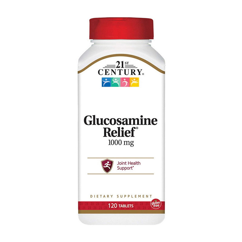 

Глюкозамин сульфат 21st Century Glucosamine Relief 1000 mg 120 tabs