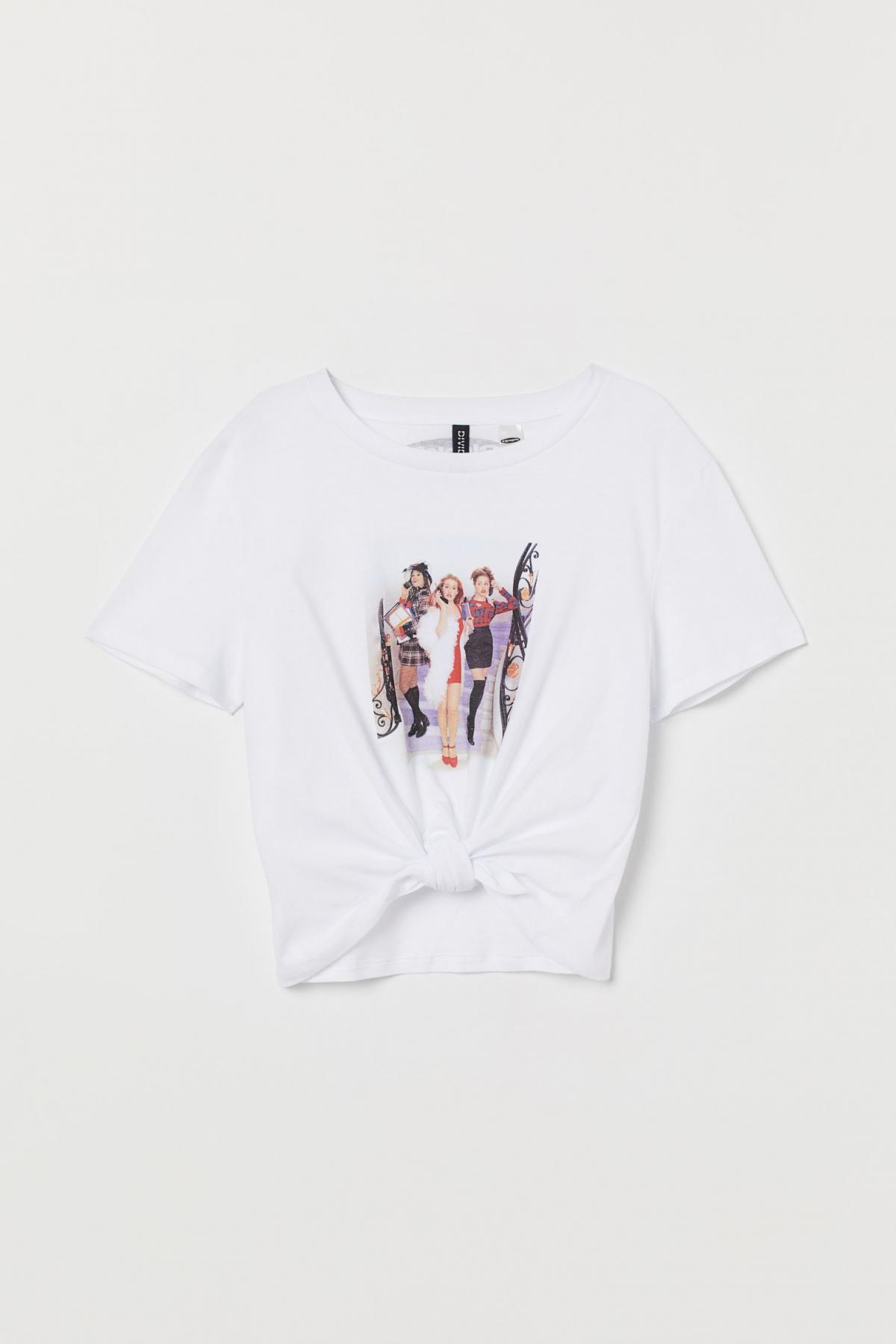 

Футболка с узлом H&M xs Белая