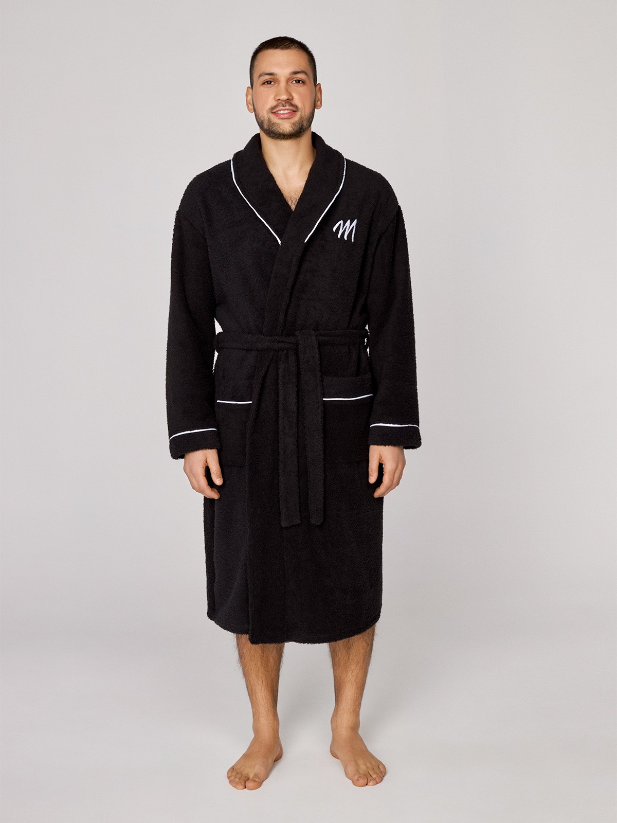 

Халат чоловічий махровий Comfort XXL MDG 002/001
