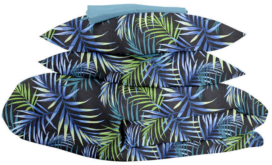 

Комплект постельного белья Cosas Foliage Black Sky 200х220