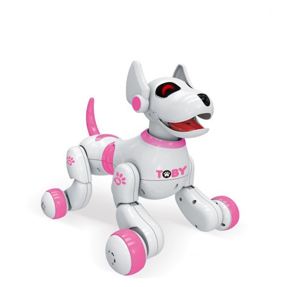 

Робот-собака на радиоуправлении Smart Dog развивающая интерактивная игрушка с пультом Розовый RL 8205