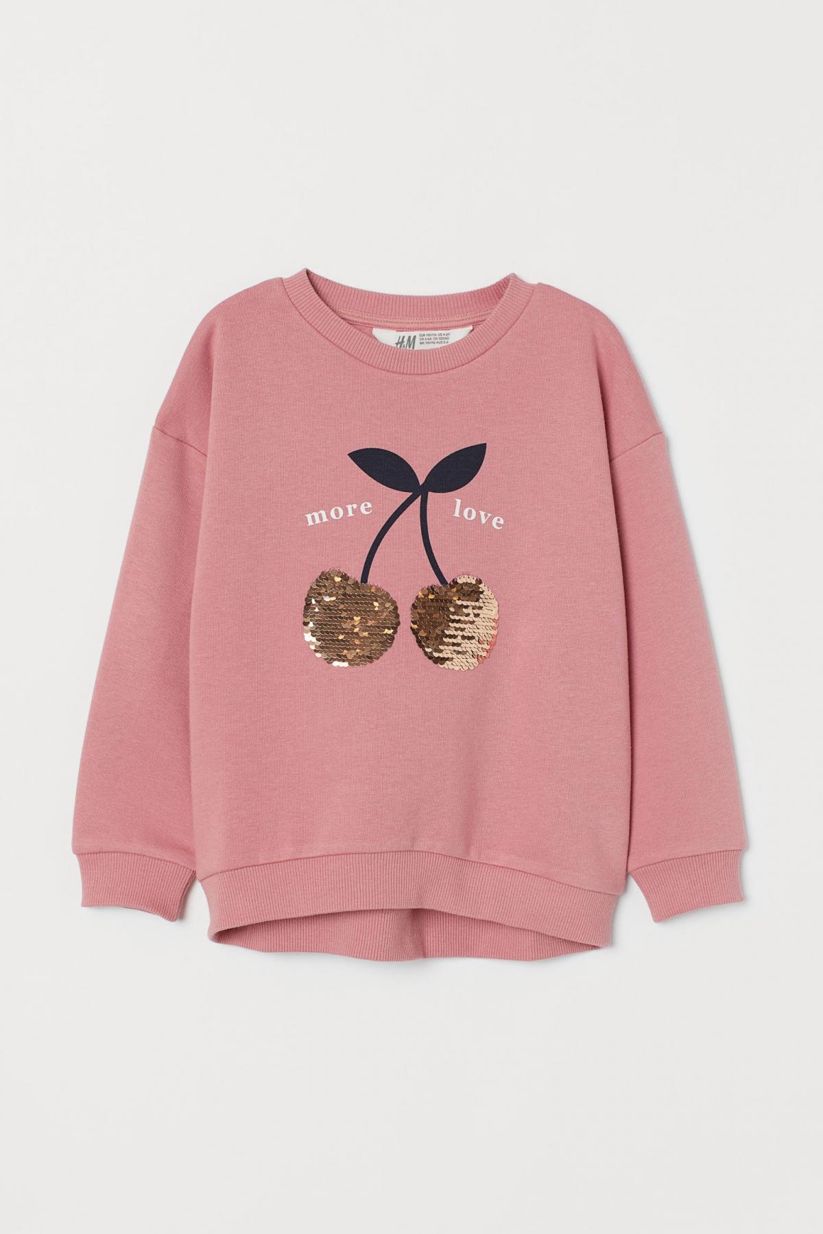 

Свитшот H&M 122-128 (6-8y) Розовый (5859-0852257001)