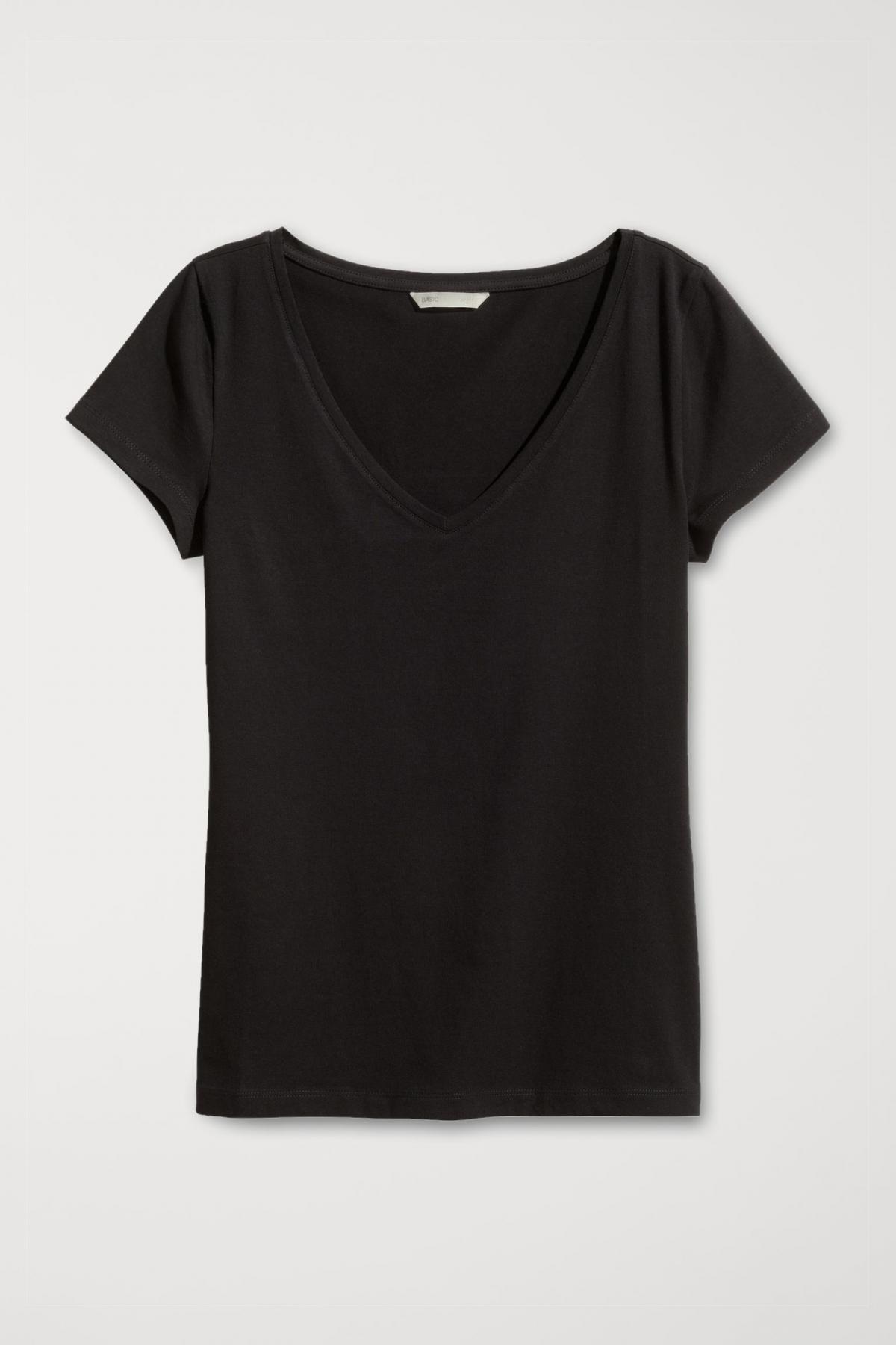 

Футболка H&M  Черная (5865-0215248002, Футболка H&M l Черная (5865-0215248002)