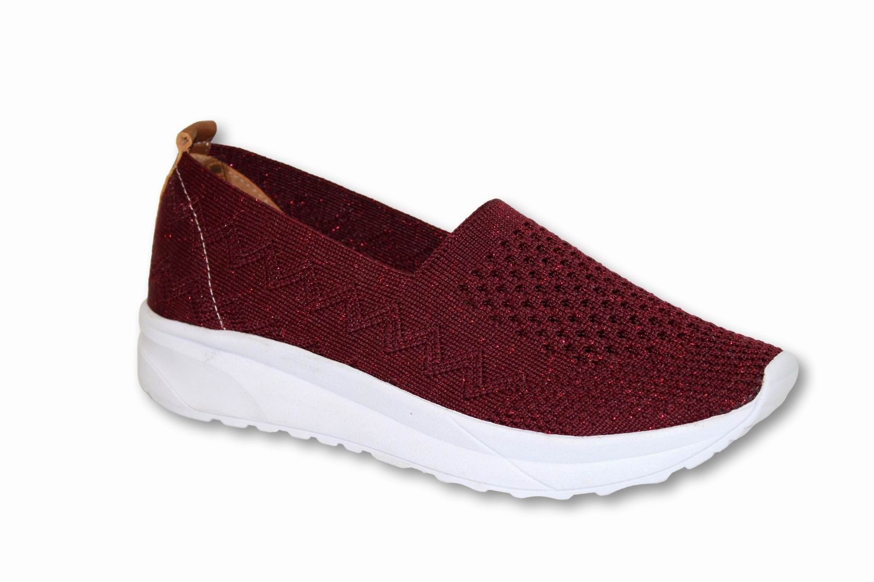 

Женские текстильные слипоны VASARI trend Бордовый 62323 38