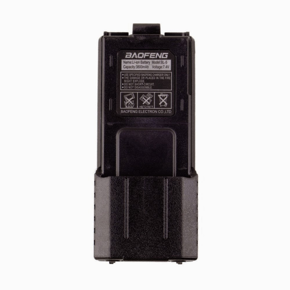 

Аккумулятор, аккумуляторная батарея усиленная к рации BAOFENG UV-5R 3800mAh BL-5L