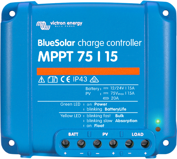 

Солнечный контроллер заряда Victron Energy BlueSolar MPPT 100/20 (up tp 48V)