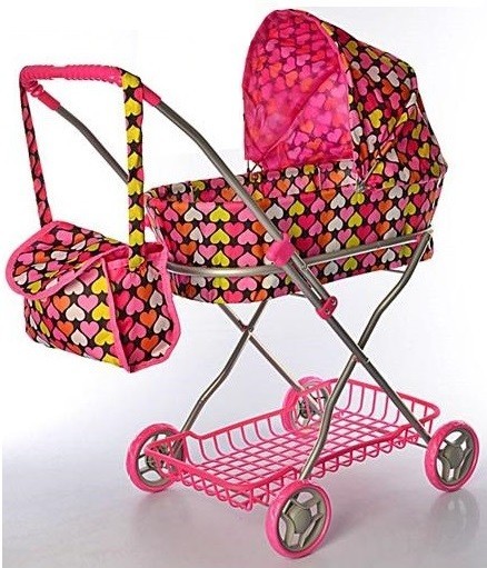 

Коляска для кукол Toy Kingdom Прогулка колясочка для пупса 67x63x35см 9325