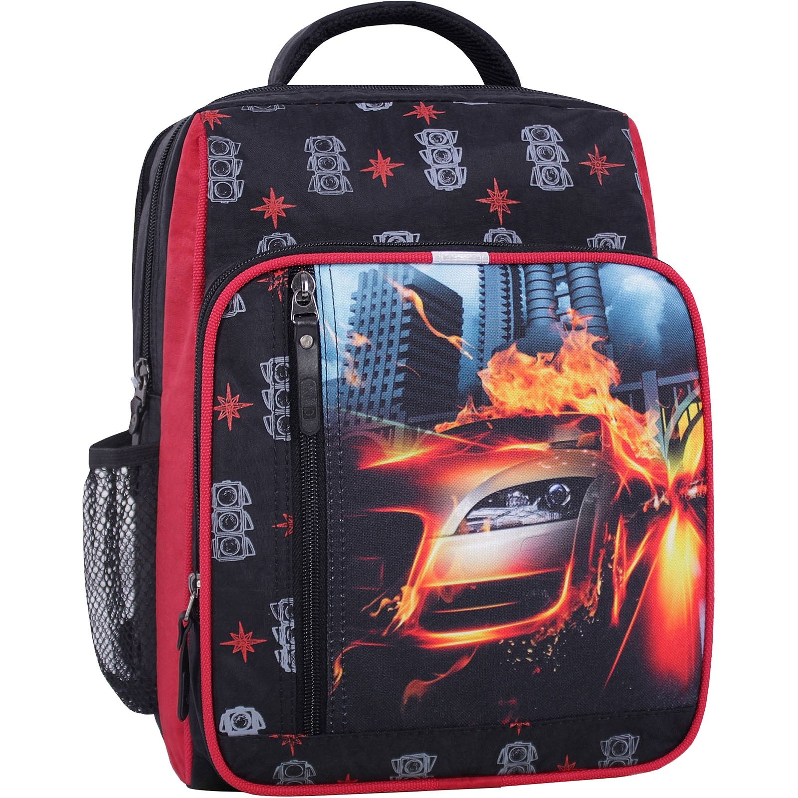 

Школьный рюкзак с мягкой спинкой портфель для мальчика 8 л. 33 x 24 x 11 см Черный BL500(00112702)