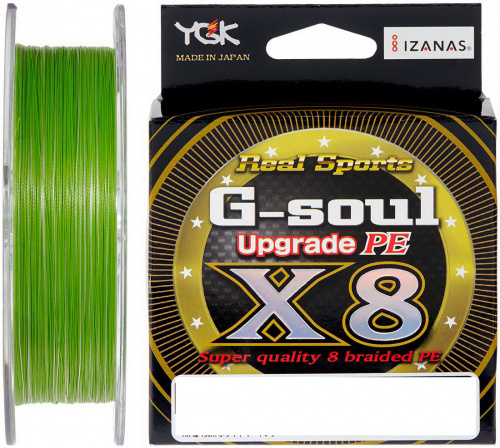

Шнур YGK G-Soul Upgrade X8 150m #0.6/0.128mm 14lb/7kg