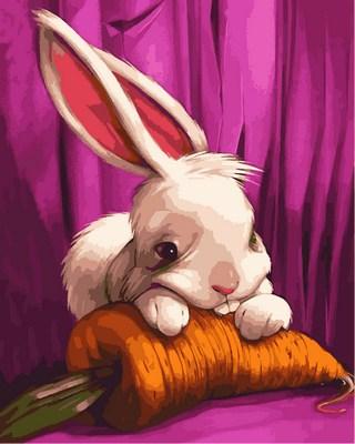 

Картина по номерам в коробке Mariposa Милый зайченок 40х50см (Q2106)