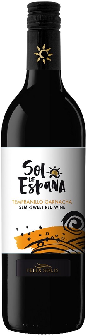 Вино Sol De Espana Темпранільо та Гарнача червоне напівсолодке 0.75 л (8410702001502) — фото 1