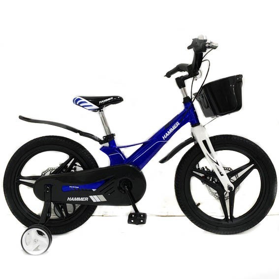 

Детский Велосипед с облегченной рамой HAMMER HUNTER-1850G Синий Магниевый