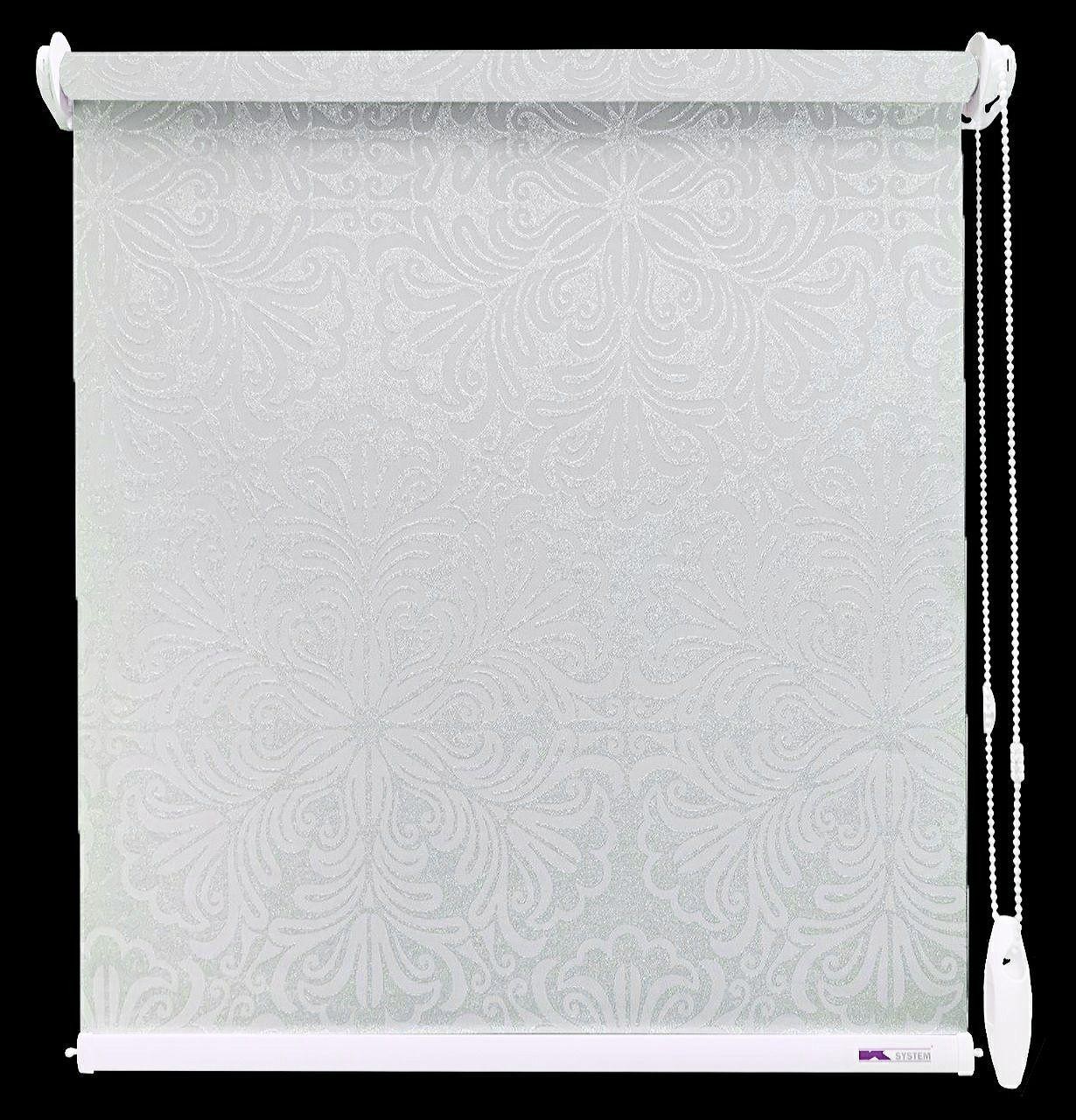 

Тканевая ролета KSYSTEM EMIR-white 47x165 см белый Minibesta 201910470165