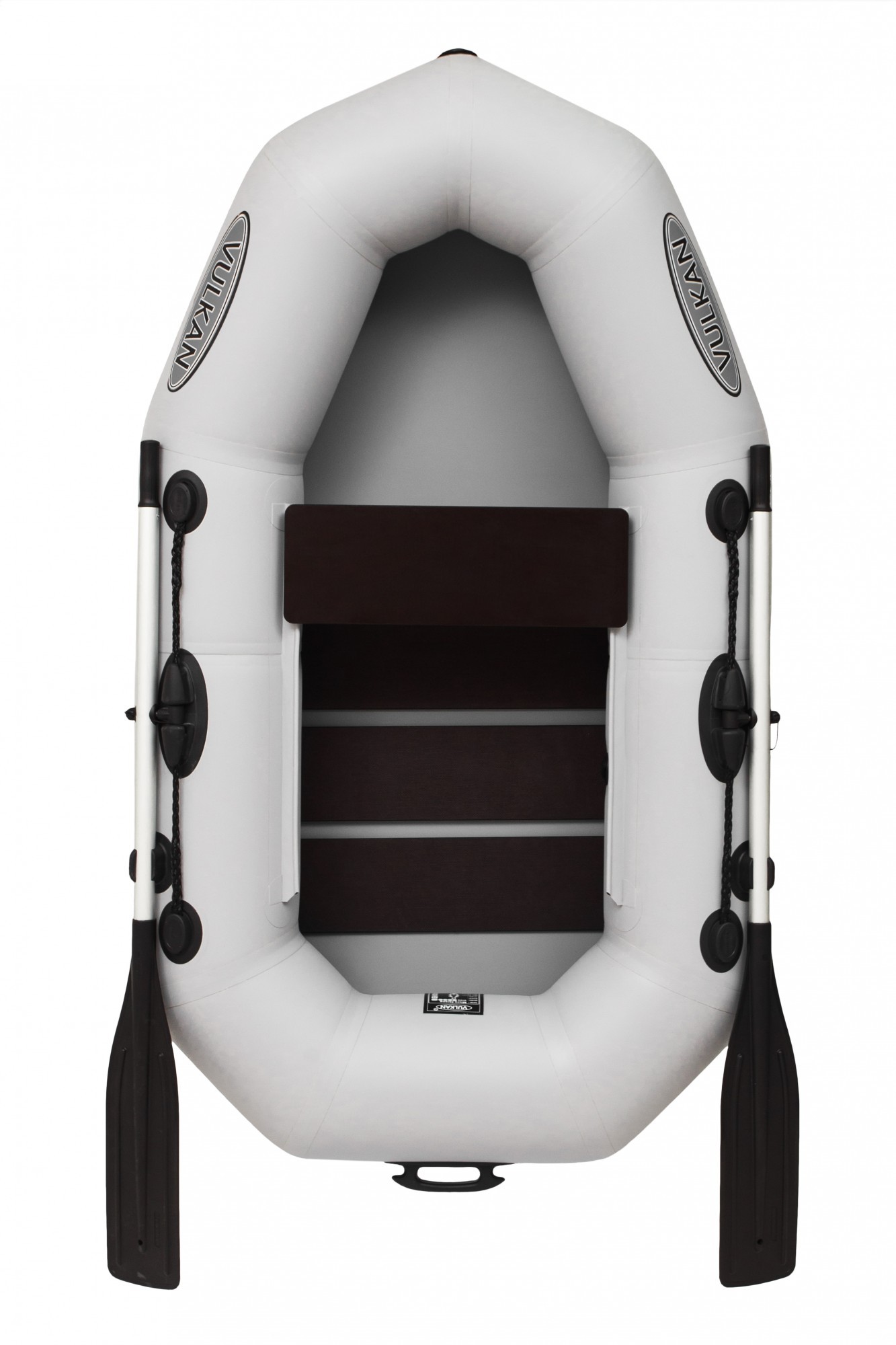 

Надувная лодка ПВХ VULKAN V190LS гребная серая